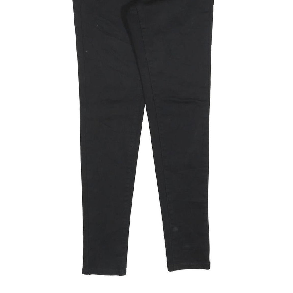 LEVI'S Womens Black Slim Skinny Denim Dark W27 L29 Stretch Cotton Blend Jeans