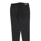 LEVI'S Womens Black Slim Skinny Denim Dark W27 L29 Stretch Cotton Blend Jeans