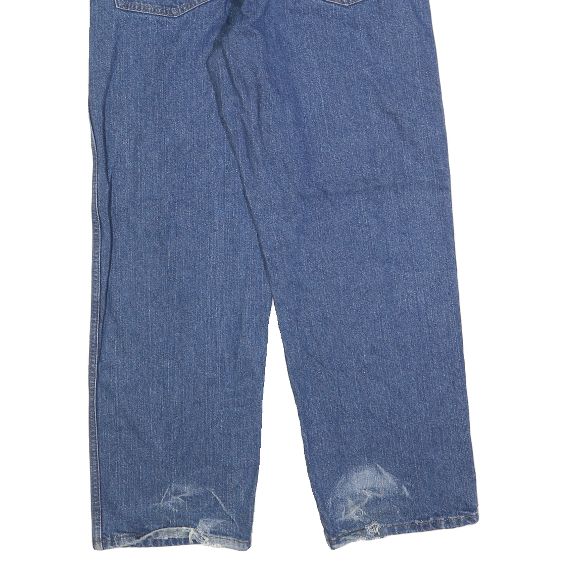 DICKIES Mens Regular Fit Straight Leg Denim Medium Blue W34 L30 Zip Cotton Jeans