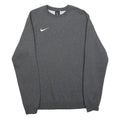 NIKE Womens Grey Sweatshirt Crew Neck S Cotton Blend Pullover Sports Casual