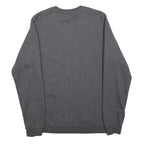 NIKE Womens Grey Sweatshirt Crew Neck S Cotton Blend Pullover Sports Casual