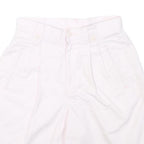 LIZ CLAIBORNE Womens Shorts White Casual Plain S W26 Cotton Blend