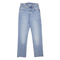 LEVI'S 501 BIG E Womens Jeans Blue Regular Straight Denim Light W23 L26 Button