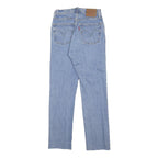 LEVI'S 501 BIG E Womens Jeans Blue Regular Straight Denim Light W23 L26 Button