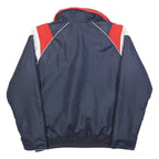 PUMA Womens Navy Blue Red & White Sports Jacket UK 14 Polyester Blend Zip