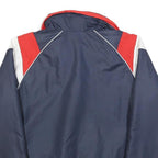 PUMA Womens Navy Blue Red & White Sports Jacket UK 14 Polyester Blend Zip