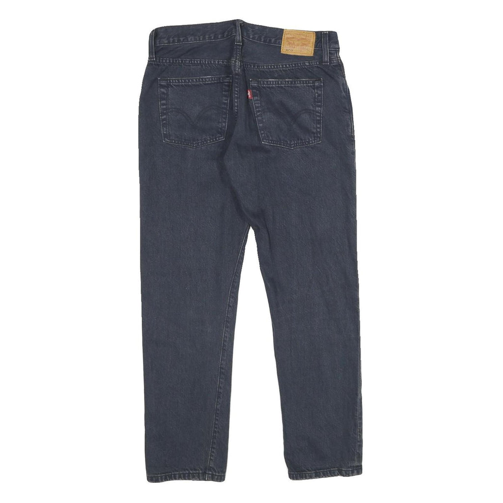 LEVI'S 501CT Mens Jeans Blue Classic Straight Denim Medium W30 L28 Button