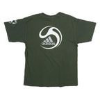 ADIDAS Mens Green US Youth Soccer ODP Graphic T-Shirt L Short Sleeve Crew Neck