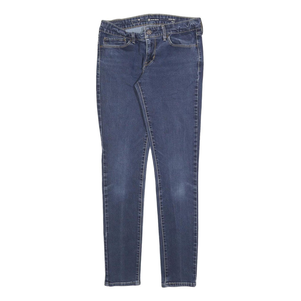 LEVI'S Womens Jeans Blue Slim Skinny Denim Medium W28 L30 Stretch Zip