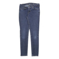 LEVI'S Womens Jeans Blue Slim Skinny Denim Medium W28 L30 Stretch Zip
