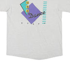 ANVIL Mens White Graphic T-Shirt XL Short Sleeve Crew Neck USA Dance Staff