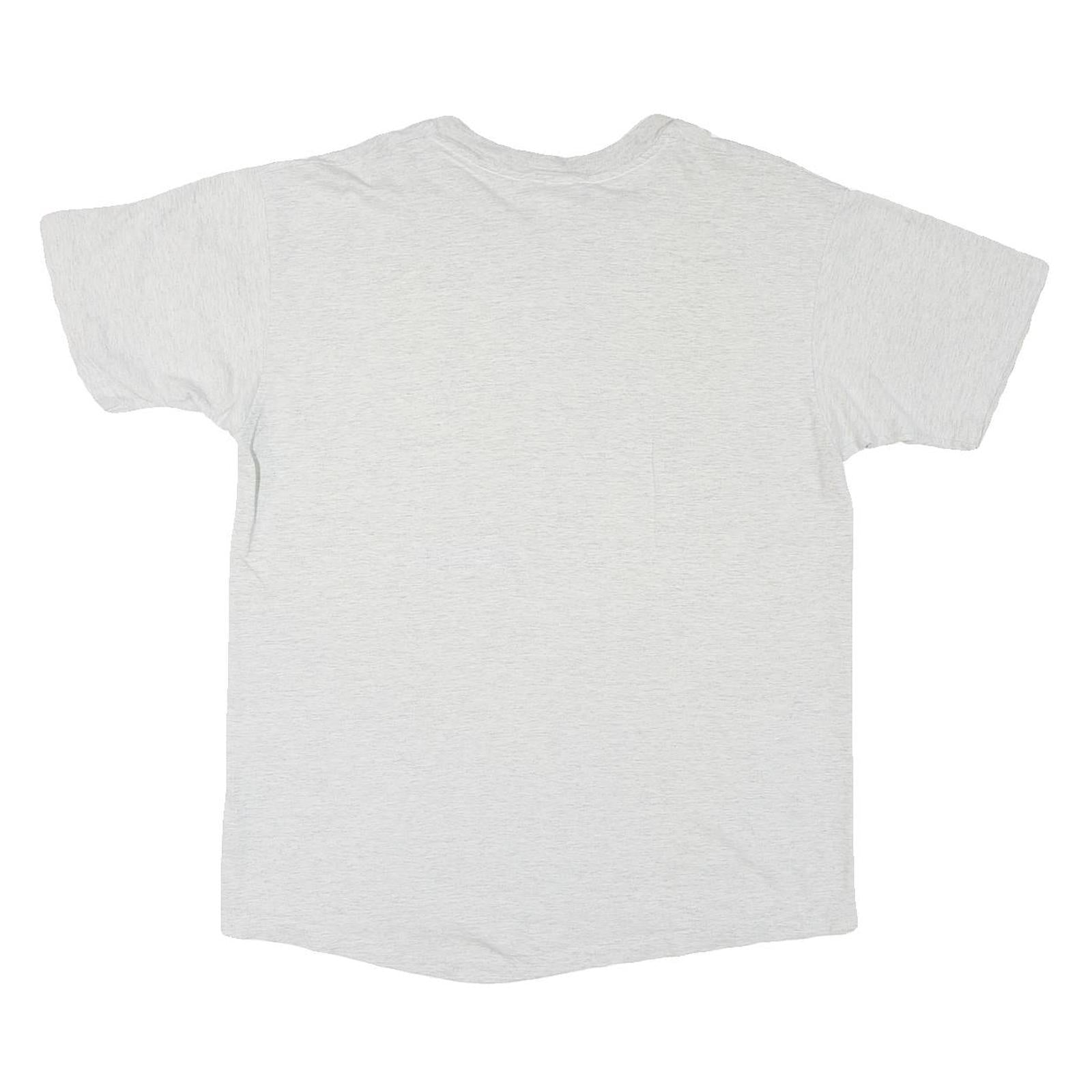 ANVIL Mens White Graphic T-Shirt XL Short Sleeve Crew Neck USA Dance Staff