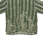 PURITAN Mens Green Rayon Casual Shirt XL Relaxed Fit Short Sleeve Painted Bamboo