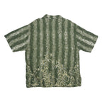 PURITAN Mens Green Rayon Casual Shirt XL Relaxed Fit Short Sleeve Painted Bamboo