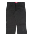 DICKIES Workwear Womens Trousers Black Regular Bootcut W30 L32