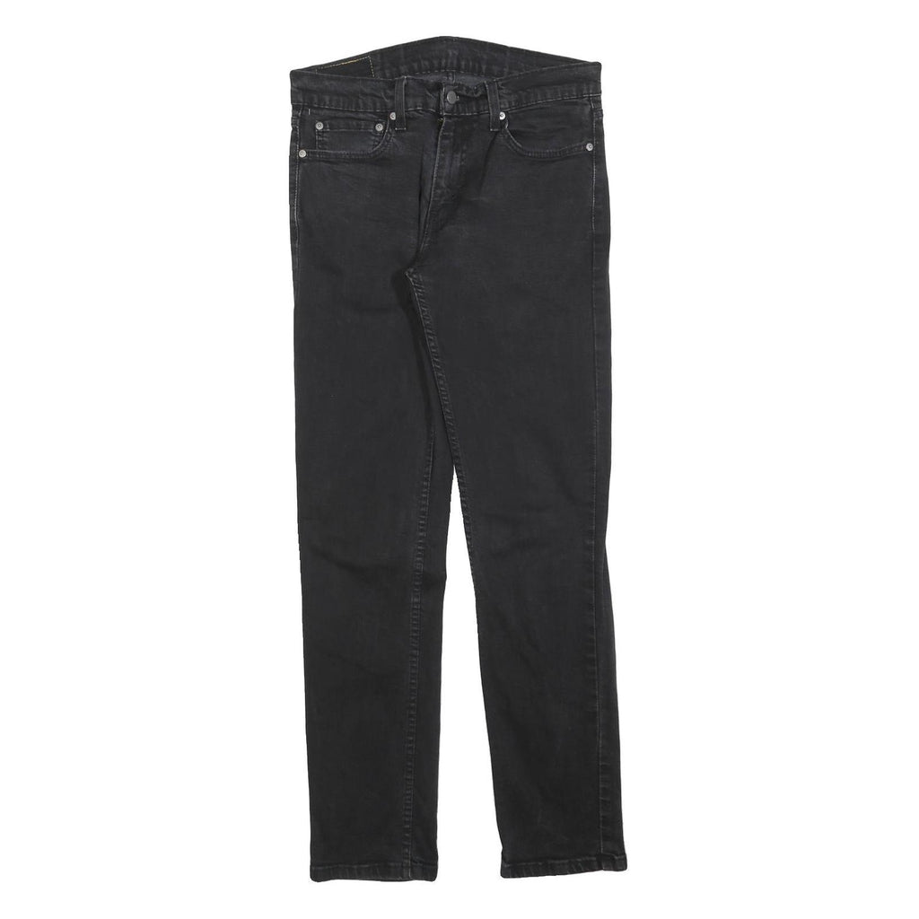 LEVI'S 511 Slim Mens Jeans Black Slim Skinny Denim W32 L34 Classic Fit Zip