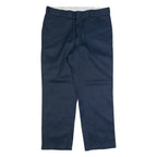 DICKIES Workwear Mens Trousers Blue Regular Straight W38 L30