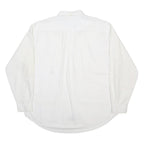 TOMMY HILFIGER Mens White Cotton Shirt XL Button Down Pocket Long Sleeve Classic