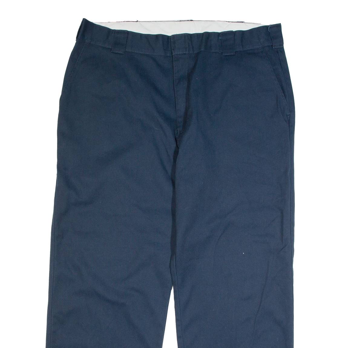 DICKIES Chino Style Workwear Mens Trousers Blue Classic Straight W40 L30