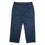 DICKIES Chino Style Workwear Mens Trousers Blue Classic Straight W40 L30