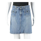 OLD NAVY BLUE JEANS Womens Straight Skirt Blue Knee Length Denim M