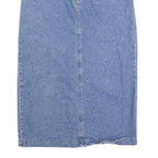 LEE Womens Blue Denim Straight Knee Length Denim Skirt M Classic Style