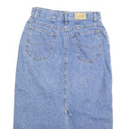 LEE Womens Blue Denim Straight Knee Length Denim Skirt M Classic Style