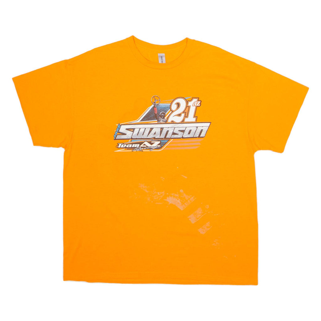 GILDAN 21st Swanson Mens T-Shirt Orange USA XL