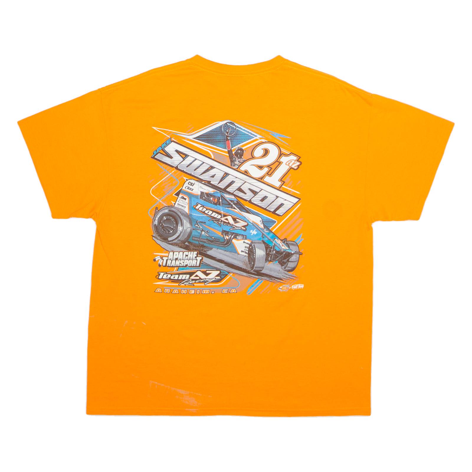 GILDAN 21st Swanson Mens T-Shirt Orange USA XL