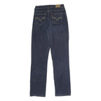 LEVI'S 512 Mens Jeans Blue Slim Skinny Denim Medium W26 L31 Zip Closure