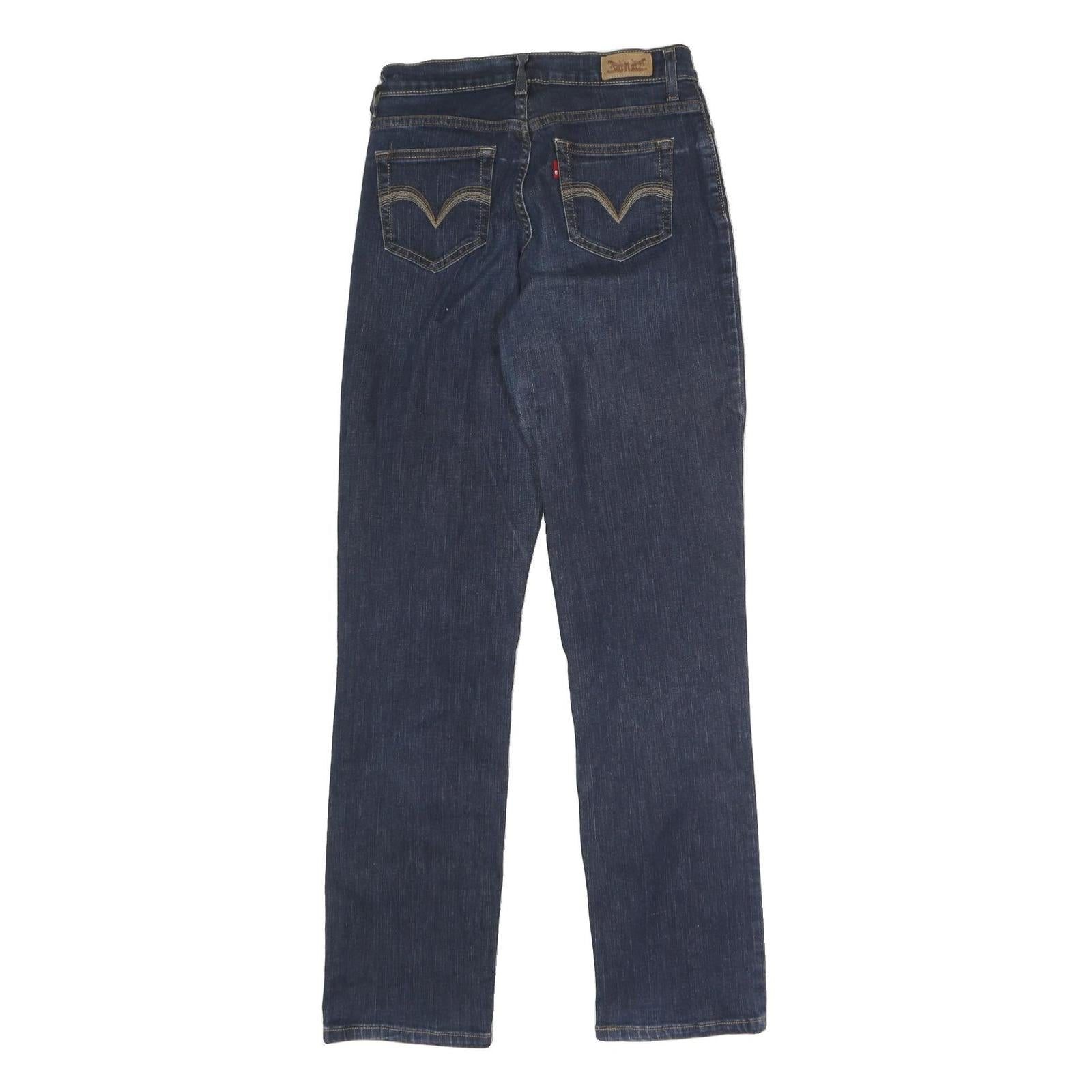 LEVI'S 512 Mens Jeans Blue Slim Skinny Denim Medium W26 L31 Zip Closure