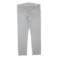 CARHARTT Mens Regular Fit Grey Cotton Blend Zip Jeans W33 L28 Casual Durable