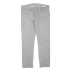 CARHARTT Mens Regular Fit Grey Cotton Blend Zip Jeans W33 L28 Casual Durable