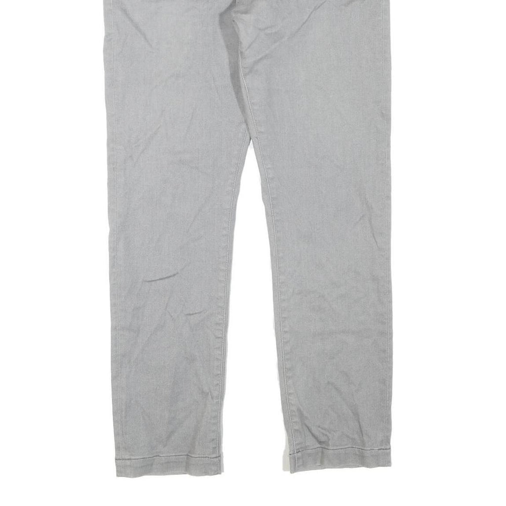 CARHARTT Mens Regular Fit Grey Cotton Blend Zip Jeans W33 L28 Casual Durable