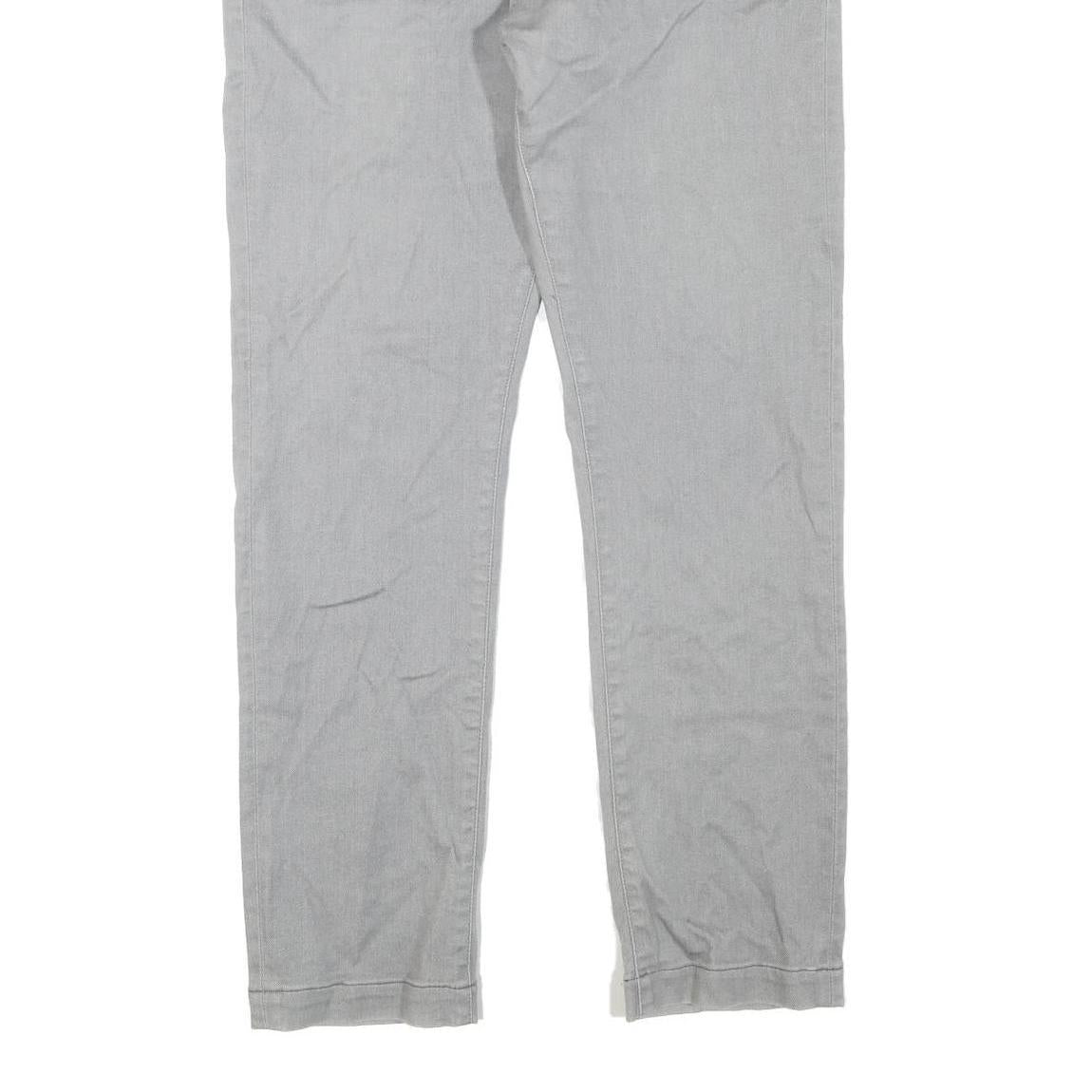 CARHARTT Mens Regular Fit Grey Cotton Blend Zip Jeans W33 L28 Casual Durable