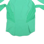 NIKE Mens Green & White Athletic T-Shirt XL Long Sleeve V-Neck Sportswear