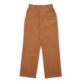 FILA Womens Cotton Relaxed Brown Corduroy Trousers W26 L27 Casual Utility