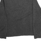 PATAGONIA Mens Grey Plain Cotton Pullover Jumper M Half Zip Casual Winter