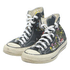 CONVERSE Chuck 70 Womens High Top Trainers Black Canvas UK 6.5 Floral Embroidery