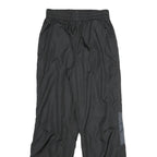 STARTER Mens Joggers Black S W26 L30 Polyester Relaxed Straight Drawstring