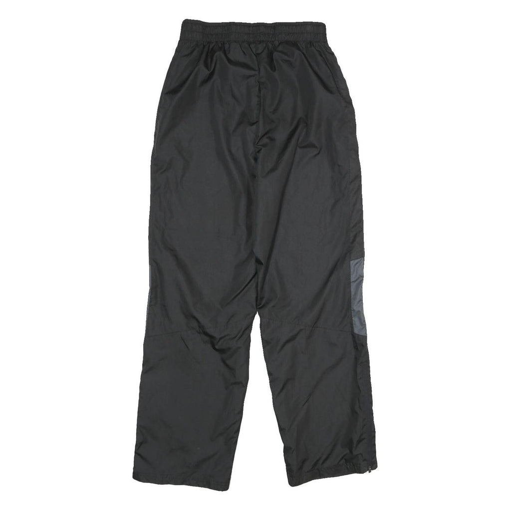 STARTER Mens Joggers Black S W26 L30 Polyester Relaxed Straight Drawstring