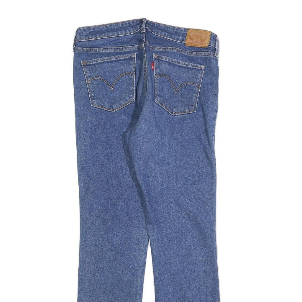 LEVI'S 712 Womens Slim Blue Denim Jeans W29 L30 Cotton Blend Zip Classic