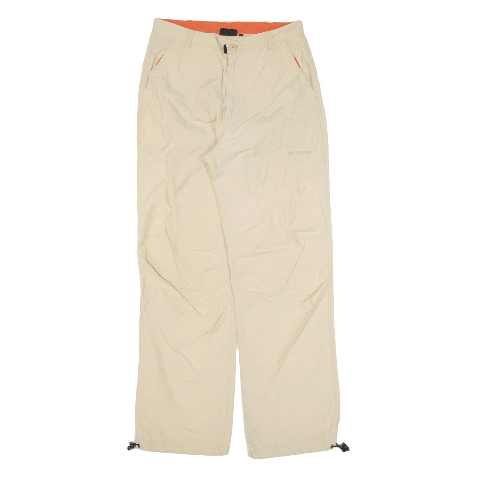 FIREFLY Mens Trousers Yellow Loose Straight W30 L31