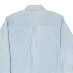 WOOLRICH Mens Blue Cotton Blend Shirt M Casual Button-Down Collar Long Sleeve