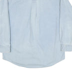 WOOLRICH Mens Blue Cotton Blend Shirt M Casual Button-Down Collar Long Sleeve