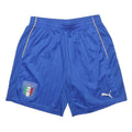PUMA Mens Blue Casual Shorts Italia Crest M W28 Sportswear Polyester