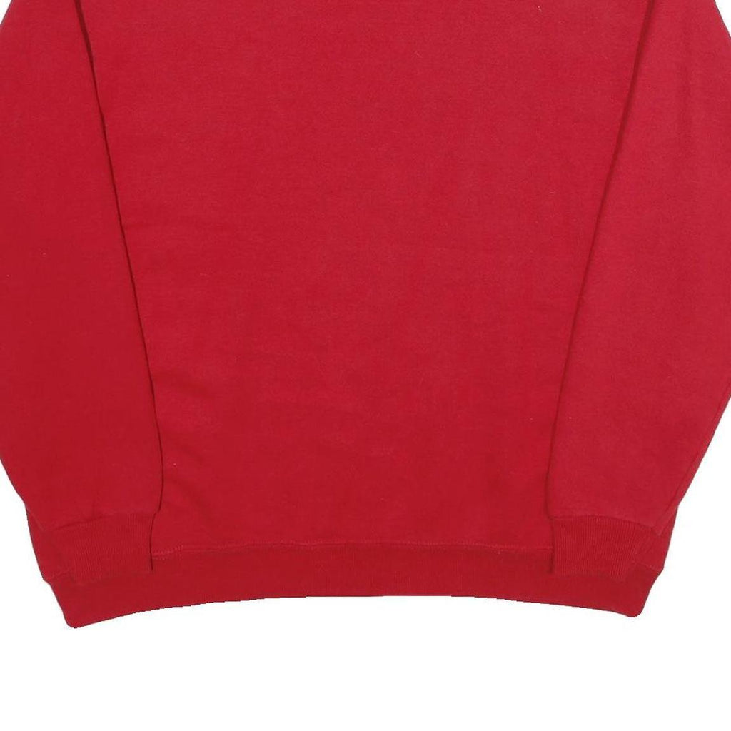 LEE Mens Red #1 Grandpa Crew Neck XL Cotton Blend Sweatshirt Pullover