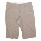 LEE Womens Shorts Beige Casual XL W38 Cotton Blend Comfortable Pockets