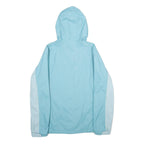COLUMBIA Womens Blue & Light Blue Outdoor Jacket XL Nylon Plain Lightweight Zip