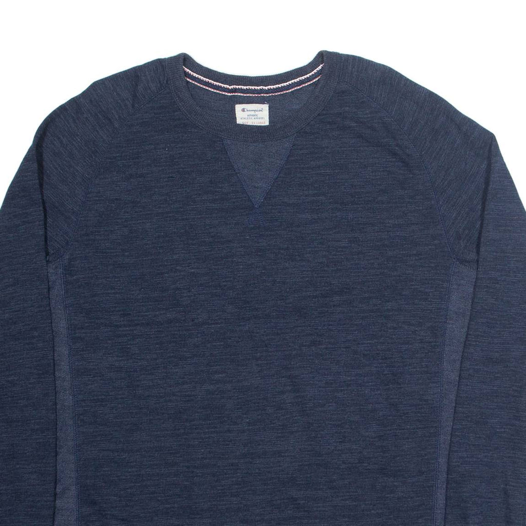 CHAMPION Mens Sweatshirt Blue 2XL